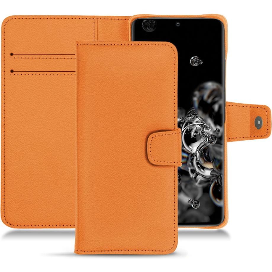 Thumbnail - Noreve Lederschutzhülle Wallet (Samsung Galaxy S20 Ultra 5G), Smartphone Hülle, Orange