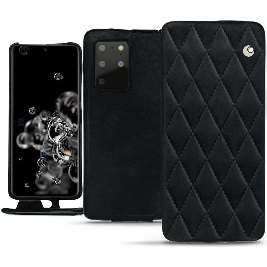 Noreve Lederschutzhülle vertikal (Samsung Galaxy S20+ 5G), Smartphone Hülle, Grau