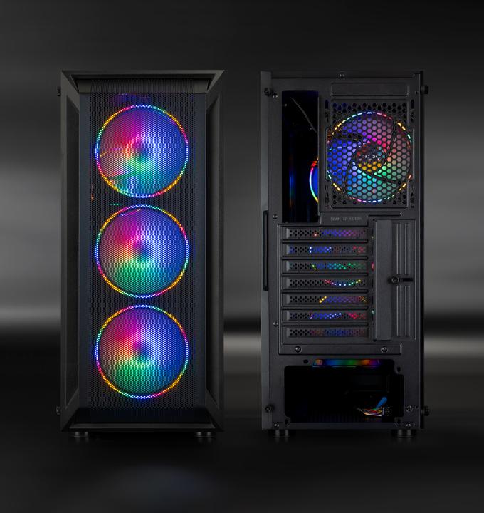 Immagine prodotto Tooq Technology Caja Semitorre Gaming Tqgcc101-B "Ragnärok" Negra (ATX, mATX, Mini-ITX)