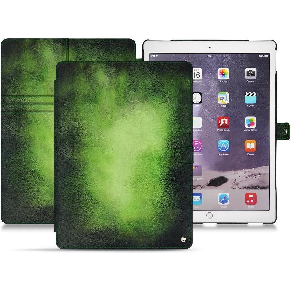 Noreve Lederschutzhülle Wallet (iPad Pro 12.9), Tablet Hülle, Grün
