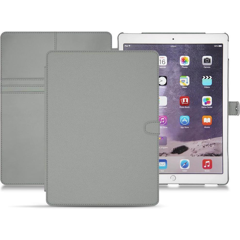 Noreve Lederschutzhülle Wallet (iPad Pro 12.9), Tablet Hülle, Grau