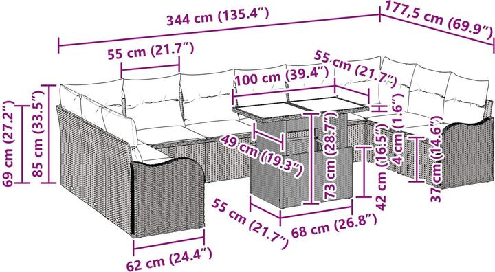 Produktbild vidaXL Kyrie