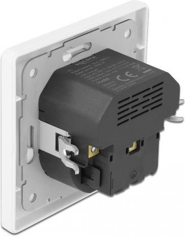 Produktbild Delock Einbausteckdose mit 2 USB Ladeports 3,4 A, 1 x USB Typ-A