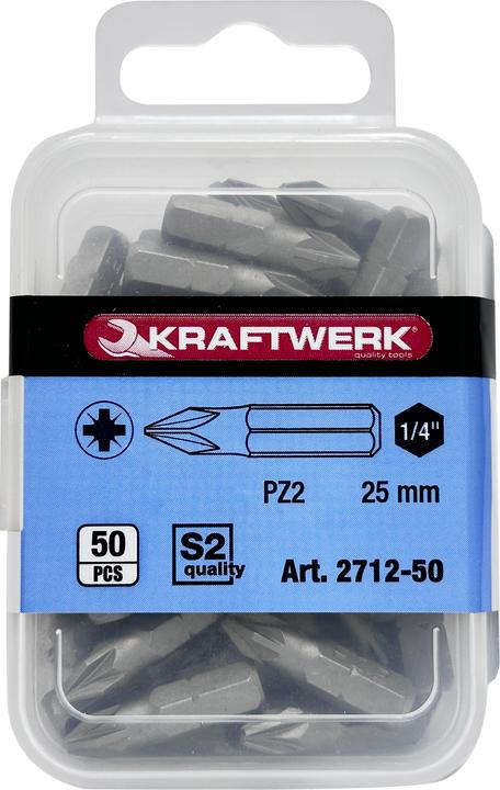 Actual product image Kraftwerk Pozidriv bit Nr. (PZ2)