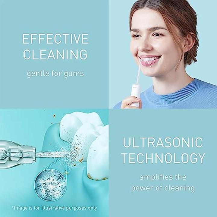 Actual product image Panasonic Ultrasonic Family Water Flosser with Child Mode, 10 Pressure Settings, IPX7, 5 Nozzles