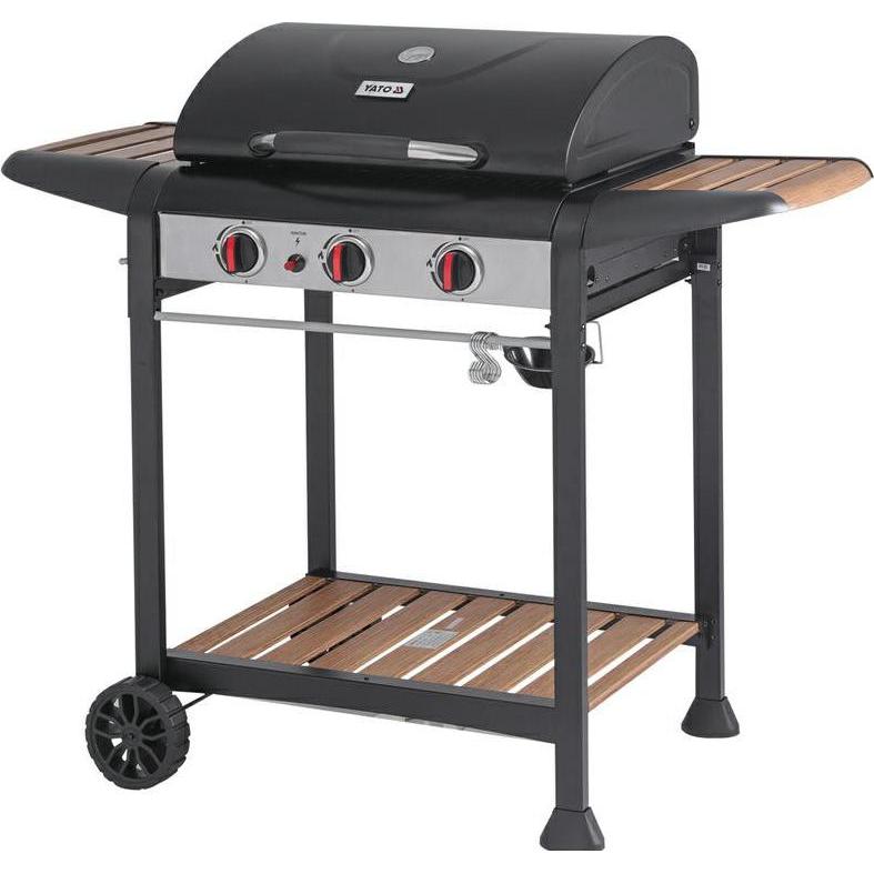 Yato, Accessori per macchinari da giardino, Grill Gazowy Natori, 3 Palniki, 9kw (Tosaerba, Ricambi per macchine da giardino)