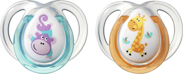 Actual product image Tommee Tippee Silicone dummy FUN STYLE, 0-6 months, 2 pcs., 43335703 (2x, 0 - 6 Months)