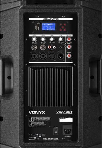 Image du produit Vonyx Haut-parleur VSA12BT (Actif, 1x 800 W)