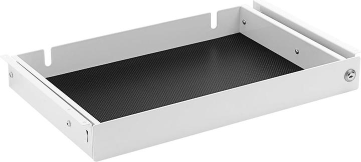 Actual product image MonLines NTH002W Notebook drawer under the table with lock, white