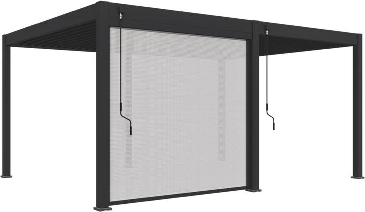 Weide Tenda parasole elettrica per salice Pergola elettrica | antracite (248.50 cm, 9 cm)