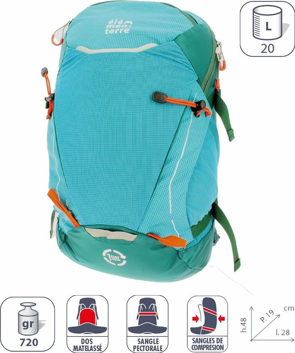Actual product image Elementerre talca 20 l backpack (20 l)