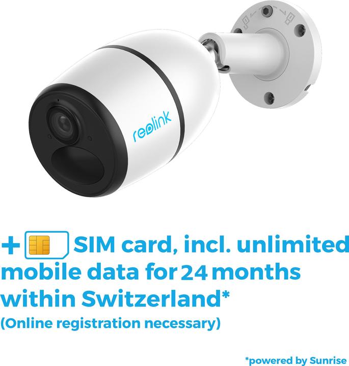 Produktbild Reolink 4G/LTE-Kamera GO Plus USB-C inkl. Solarpanel 2 und SIM (2560 x 1440 Pixels)