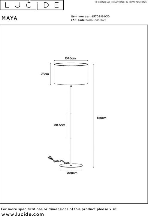 Produktbild Lucide Maya (E27)