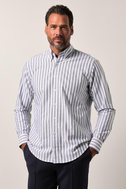 Produktbild JP1880 Oxford-Hemd, Langarm, Buttondown-Kragen, Modern Fit (5XL)