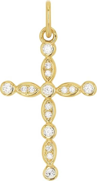 Immagine prodotto Amor Ciondolo Cupido da donna, argento 925, zirconi sintetici. | Croce (Argento 925)