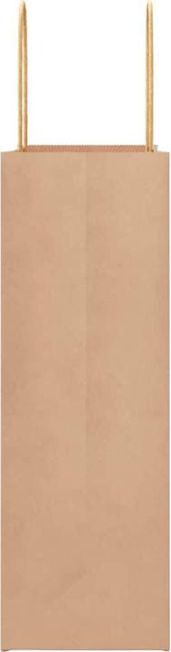 Produktbild VidaXL Kraftpapiertüten 250 Stk. mit Henkel Braun 26x12x35 cm Papiertüte (Geschenktüte, 250 x)