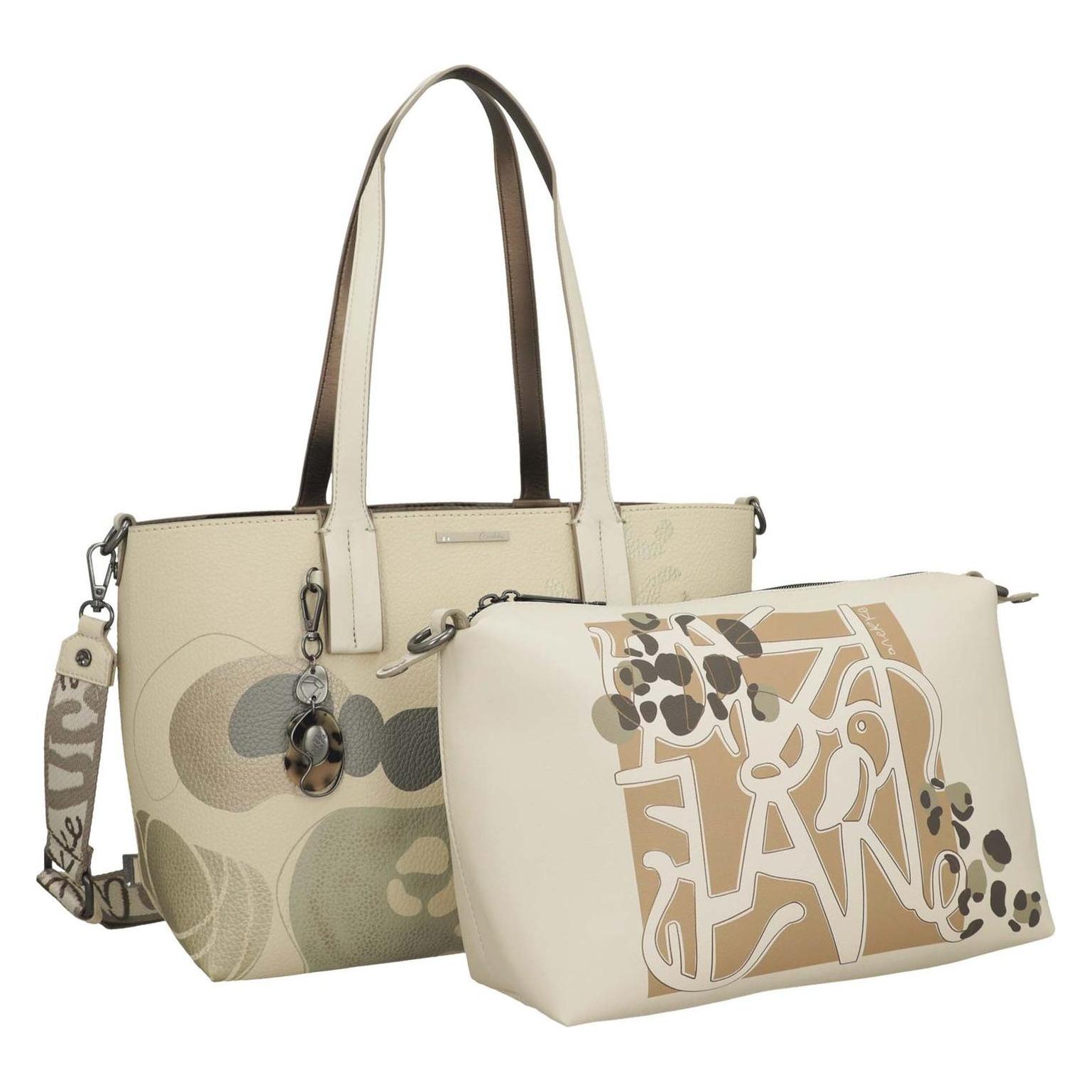 Anekke, Damen, Tasche, Sophia Gaia 2 In 1 Shoulder Bag, Mehrfarbig, Beige