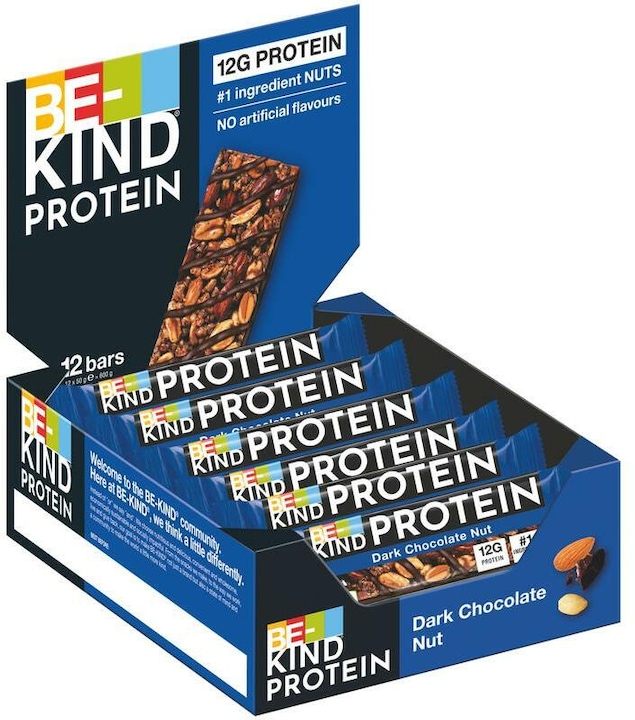 Actual product image Be-Kind Protein Dark Chocolate Nuts (Nut, 12 pcs., 600 g)