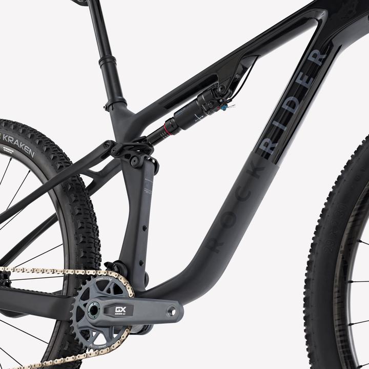 Produktbild Rockrider Mountainbike XC Carbonrahmen vollgefedert Race 940 S schwarz