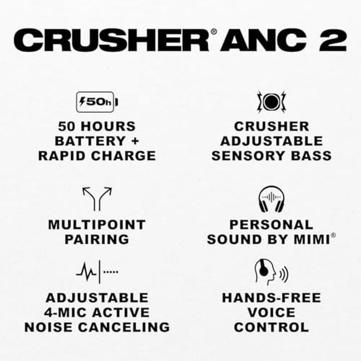 Actual product image Skullcandy Crusher ANC 2 (ANC, 50 h, Wireless)