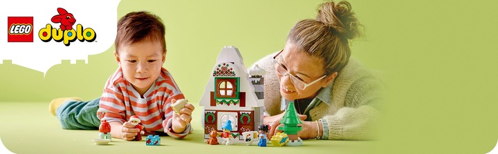 Immagine prodotto LEGO Casa di pan di zenzero con Babbo Natale (10976)