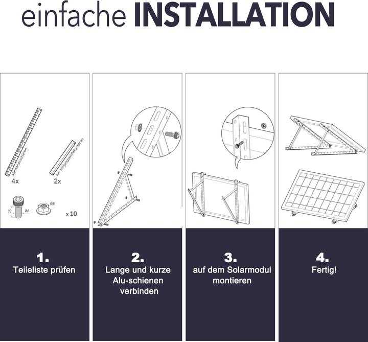 Produktbild Enjoy solar Halterung (Solaranlage Montagematerial)
