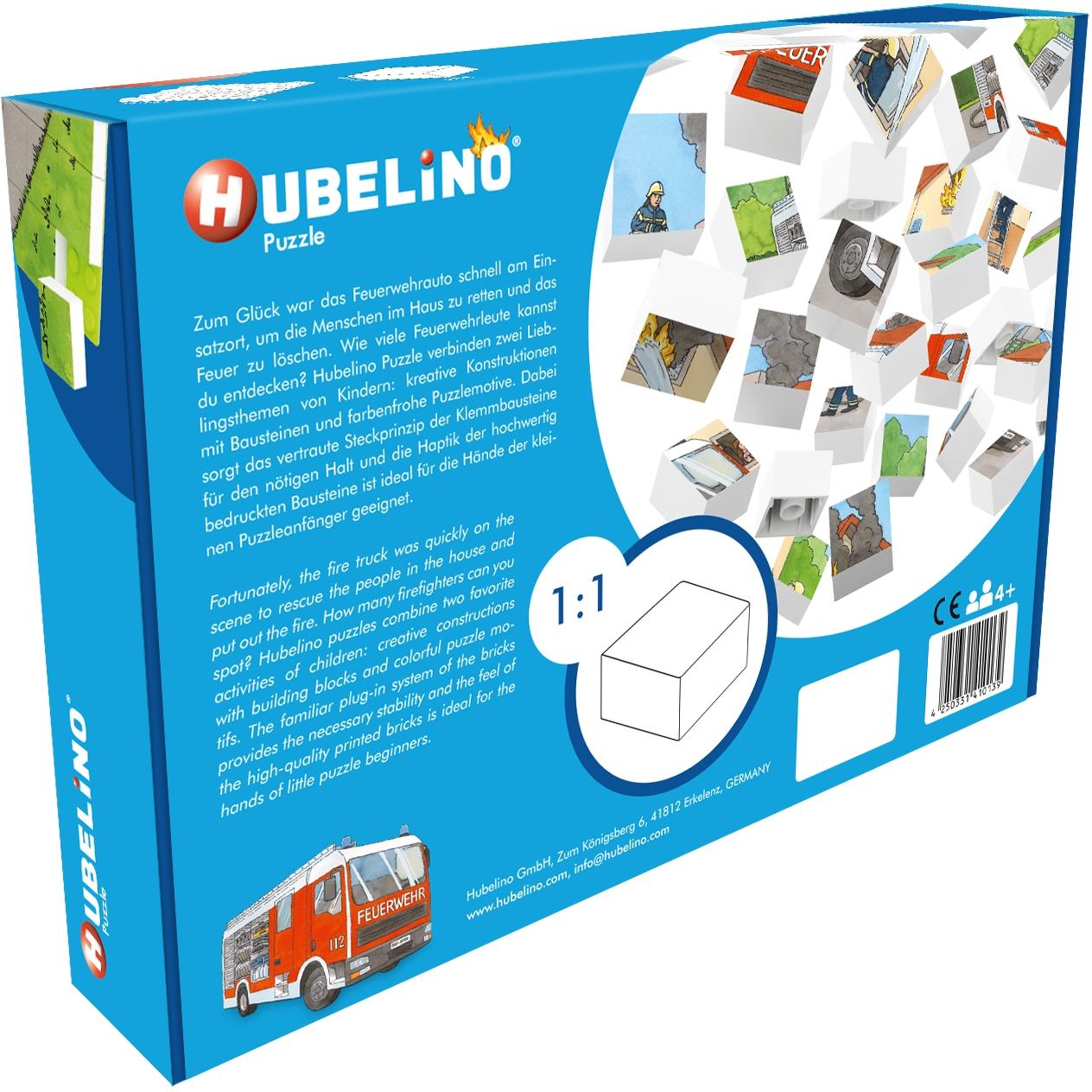 Thumbnail - Hubelino Puzzle Feuerwehr Einsatz (35-teilig) (35 Teile)