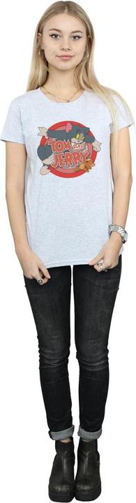 Actual product image Tom & Jerry Womens/Ladies Catch Cotton T-Shirt (XL)