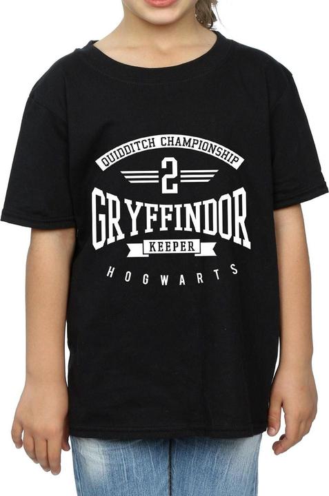 Actual product image Girls Gryffindor Keeper Cotton T-Shirt (116)