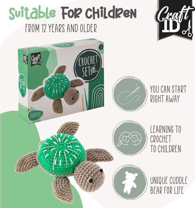Produktbild Legind Craft ID Häkelset Schildkröte
