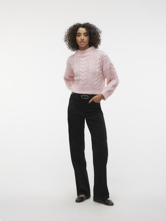 Produktbild Vero Moda VMDREAM LS HIGHNCK CROP PULLOVER GA EXC Strickpullover (XL)