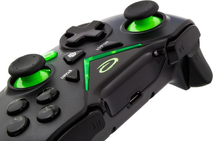 Esperanza EGG112K Gamecontroller Gamepad PS3 XBOX ONE PC USB 2.0 Black (PC, PS3, Xbox One S)