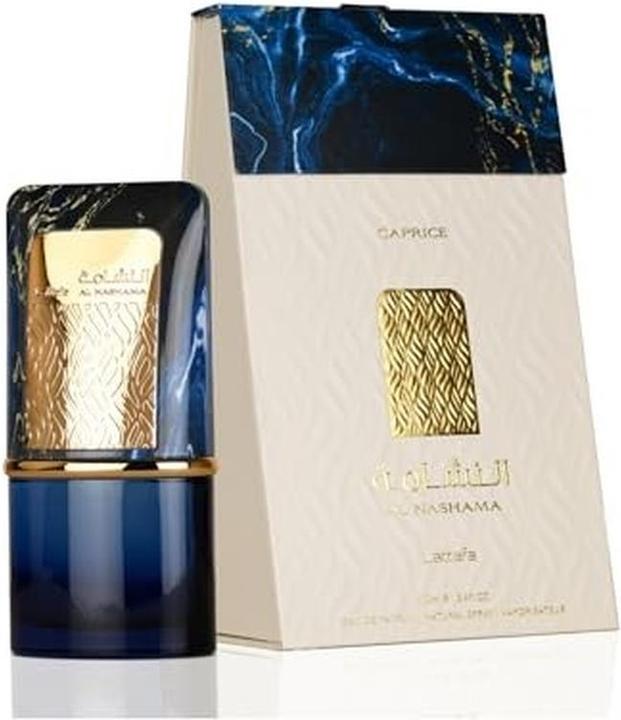 Actual product image Lattafa Al Nashama Caprice Eau De Parfum Spray for Unisex 3.4 Fl Oz (Spray, 200 ml)