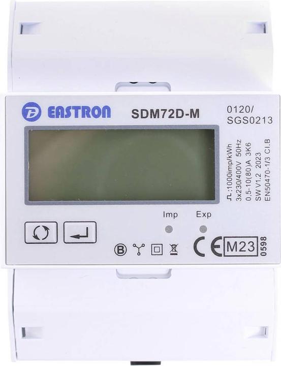 Actual product image Counttec Three-phase current meter for DIN rail