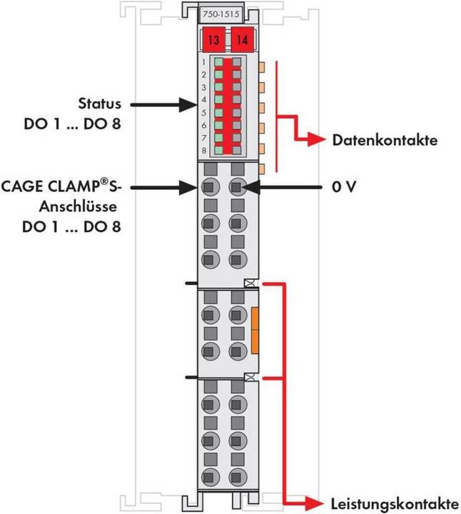 Image du produit Wago API - Module de sortie numérique 24 V/DC