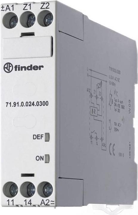 Actual product image Finder Monitoring relay thermistor relay, temperature monitoring with PTC