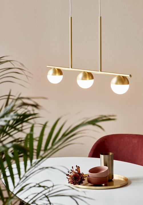 Actual product image Nordlux Contina, 3-pendant lamp, brass (G9)