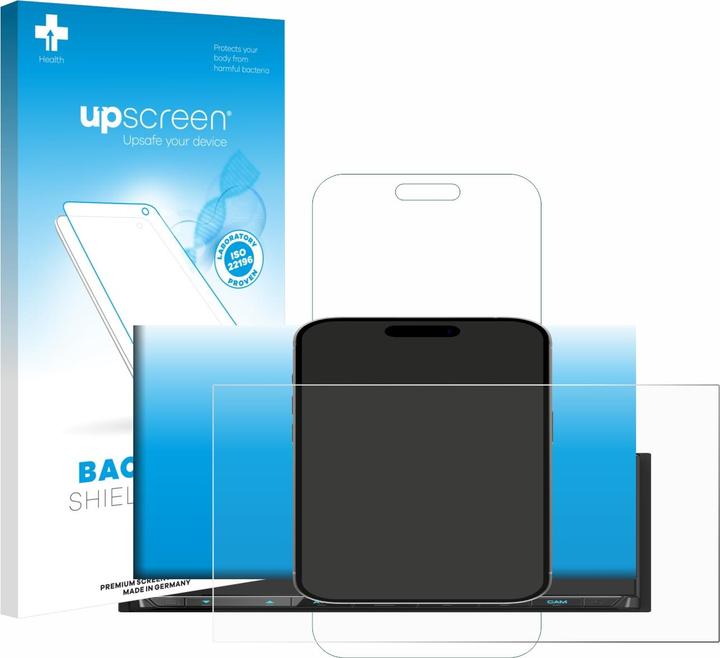 Produktbild upscreen Schutzfolie für Kenwood DMX8021DABS Displayschutz Displayschutzfolie Folie Klar antibakteriell