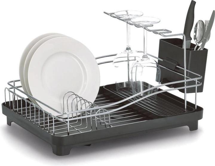 Actual product image Zeller Present Dish drainer, chrome-plated metal/