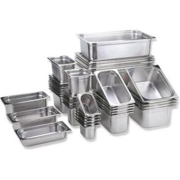APS Kantine 1/6 GN 1 ltr 17.5x16x6.5 cm Rustfrit stål,6 stk/pk, Vorratsbehälter