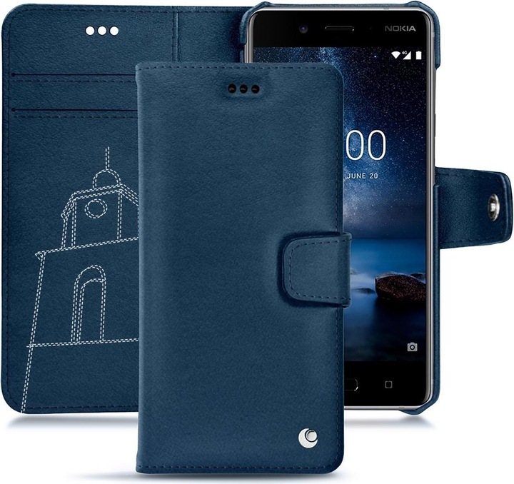 Produktbild Noreve Lederschutzhülle Wallet (Nokia 8)
