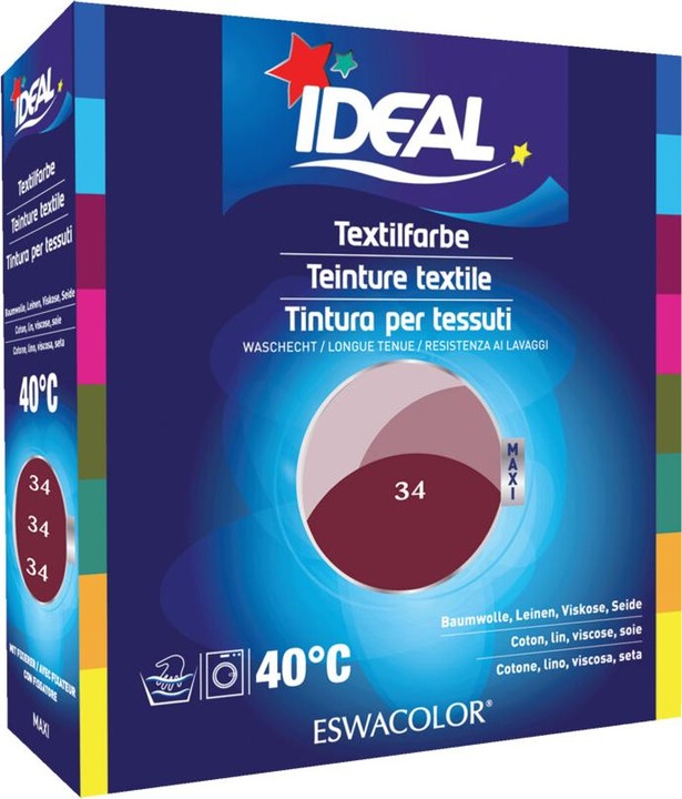 Image du produit Ideal / Eswacolor Colorant textile (34 Cycles de lavage, Liquide, Poudre)