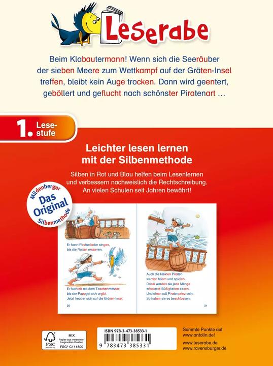 Produktbild Ravensburger Piratengeschichten (Deutsch, Martin Klein, Silke Voigt, 2011)