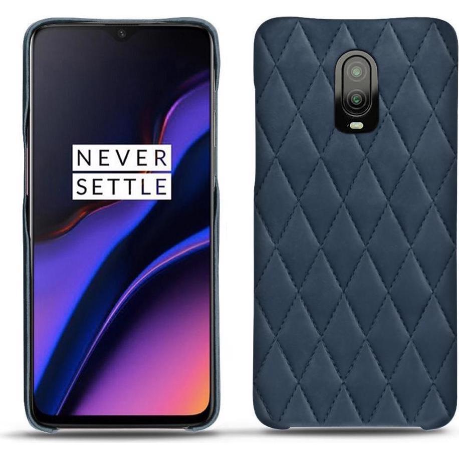 Thumbnail - Noreve Lederschutzhülle (OnePlus 6T), Smartphone Hülle, Blau
