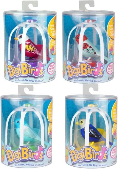 Actual product image Silverlit Digibird with birdcage - series 2 - assorted