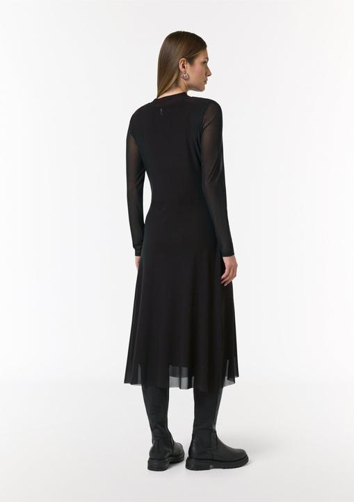 Produktbild Comma Kleid Hochgeschlossenes Midi-Kleid aus Mesh (42)