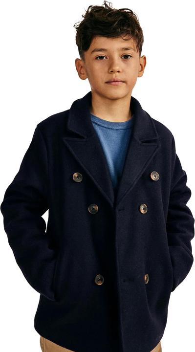 Actual product image Minoti Boys Wool Double Breasted Coat