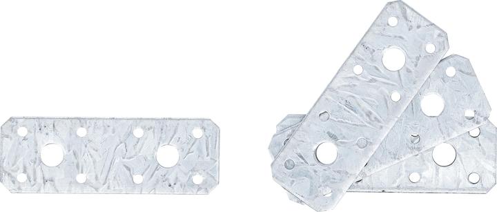 Productafbeelding BGS Platte connector | 100 x 35 x 2 mm | 4 stuks. (Platte connector, 4 Pcs.)