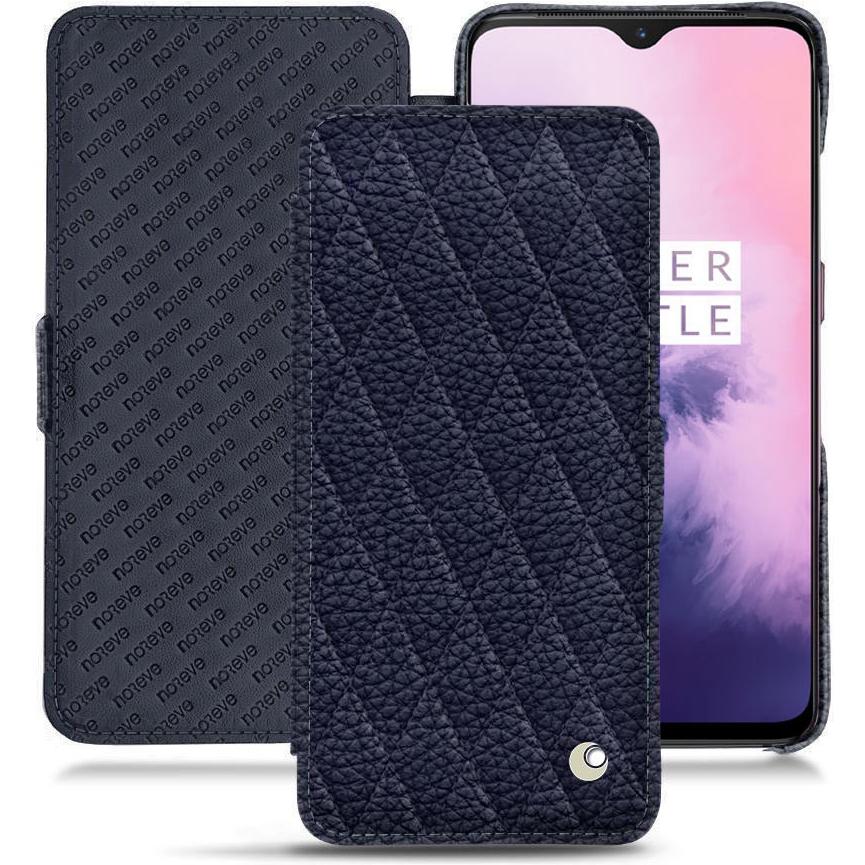 Noreve Lederschutzhülle horizontal (OnePlus 7), Smartphone Hülle, Violett