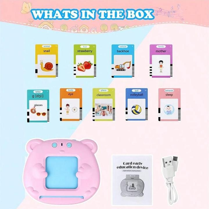 Image du produit Cbx Sprechende Flash-Karten, 510 Wörter auf französisch und englisch, Bildungsspiel Pink (Anglais, Français)